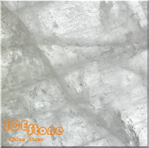 White Crystal/White Semi Precious/Precious Stone Wall/Semiprecious Slabs