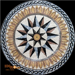 Wholesale Floor Flower Tiles Design Marble Waterjet Medallion Mosaic