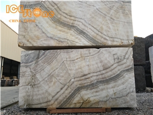 Wooden Onyx Block/Beige Onyx Block/China Onyx/Wall Covering Stone/Floor Covering Stone/Building Stone/Counter Top Stone