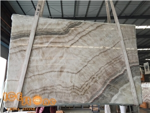Wooden White Onyx, Chinese Beige Onyx Slab & Tiles, Floor, Interior Decoration