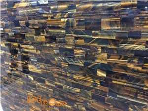Yellow Tiger Eyes/Semi Precious Stone Panels/Tiles/Slabs/Wall