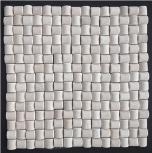 Crema Marfil Mosaic Tiles/Wall Mosaic Pattern/ Tumbled Mosaic Tiles