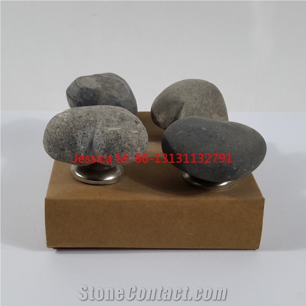 River Rock Stone Furniture Knobs Stone Cabinet Knobs Stone Door