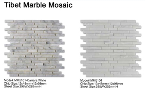 Tibet Marble Mosaic, Marble Mosaic, /Polished Mosaic/Mosaic Tile/Wall or Floor Mosaic