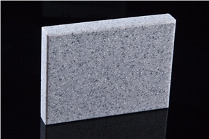 Building Materials Grey Polyester Solid Surface Sheet Qh0815
