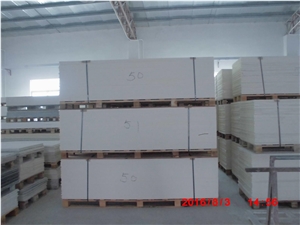 Building Materials Grey Polyester Solid Surface Sheet Qh0816