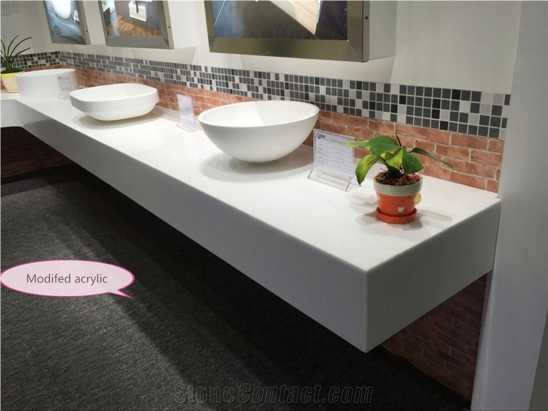 Hot Sale Modified Acrylic Bathroom Countertops Bl 05 From China