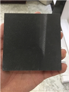 Pure Black Artificial Quartz Stone Surfaces Slabs with Cut to Size Thickness 2cm or 3cm with High Gloss and Hardness Perfect for Tabletops and Floor tiles