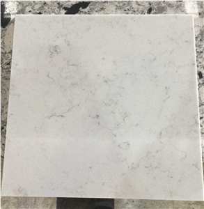 Quartz Stone for Inner Decoration Slabs & Tiles, China Marble Look Quartz Stone with Dark Veined Lines