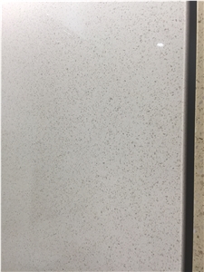 Sparkling Artificial Engineered Quartz Stone Slab and Tiles with High Hardness, High Compression Strength Polished, for Worktops and Floorings with Scratch and Stain Resistance