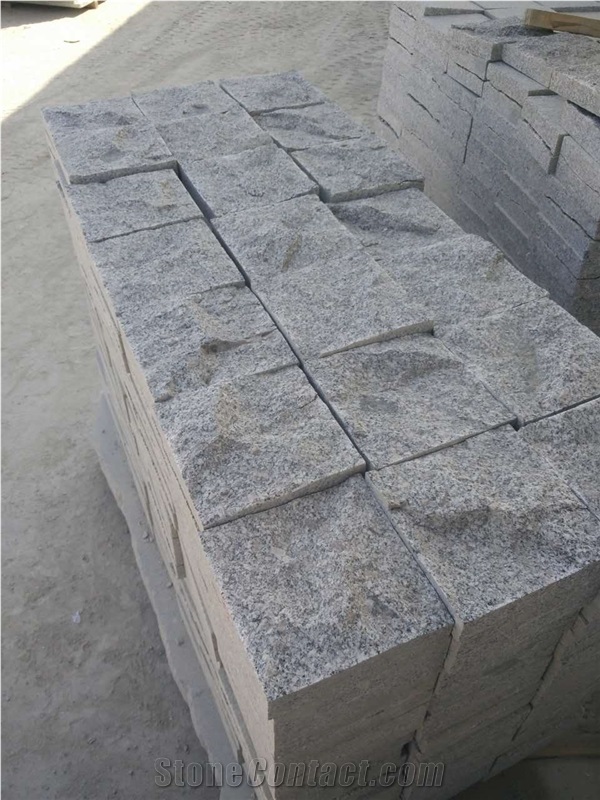 Cheap Grey Granite Cubes Cobble Stone Natural Split for Project,Granite Pavers Small Tiles Natural Surface Processing Cube Stone Patio Paving Stone