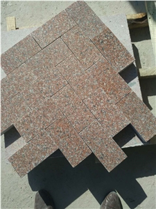 Cheap Red Granite Type Cut-To-Size,Red Granite Tiles Polished Surface Uniform Color Granite Patio Paving Stone