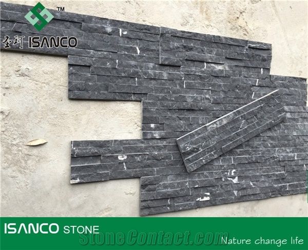 China Nero Black Marble Wall Cladding Mosa Classico Marble Split Face Culture Stone China Black Marble Stone Wall Decor Manufactured Stone Veneer Marquina Marble Ledge Stone Nero Margiua Marble Black