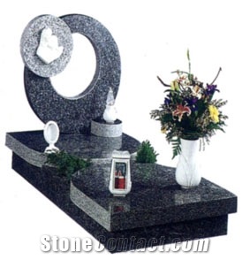 Classic American Granite Serp Top Design Headstone Memorials Tombstone Monument Black Granite Color Tombstone Desig Western Style Gravestone