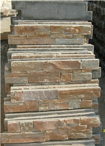 Hot Selling Slate Culture Stone Natural Rusty Wall Cladding Slate Landscaping Stones for Wall Cladding Building Stone Cultured Stone Ledge Stone