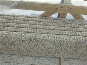 Machine-Cut Surface Finishing and Yellow Color Granite Wall Stone Rusty Yellow Uniform Top Quality Granite Tiles & Slabs