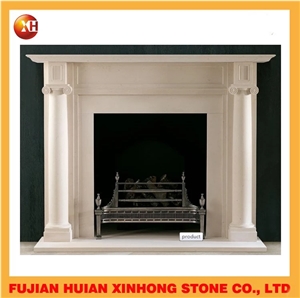 Chinese Carved Marble Stone Fireplace for Construct Decoration