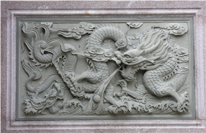 Hot Selling Dragon Stone Marble Materials Relief & Etching