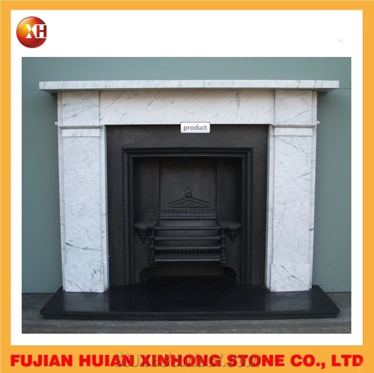 Nature Stone Marble Indoor Surround Fireplace