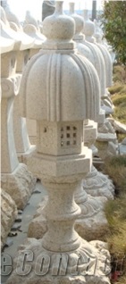 Nuresagi Type Granite Stone G603 3 Feet（High100cm）Chinese Lantern Garden Lantern