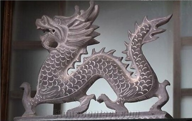 Religions Statue Hand Carved High Quality Grinding Wheel Polishing Big Dragon