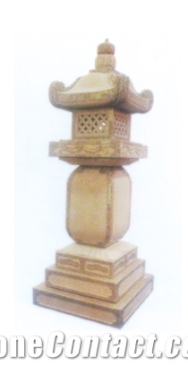 Three Stand Japanese Lantern Granite G603 3 (High 100cm)