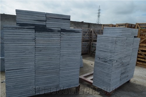 Natural Stone Top Quality Stone Tiles, Sanded Blue Stone