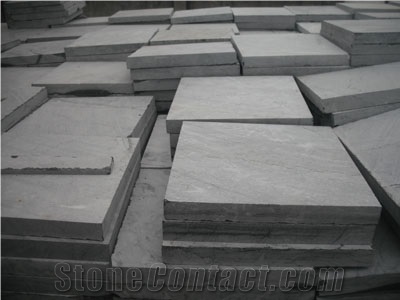 Viet Nam Cheap Price Stone Tiles, Sawn Cut Blue Stone 01