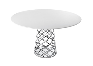 Artficial Marble Kitchen Furniture Dinning Table for Family Dinner Party
