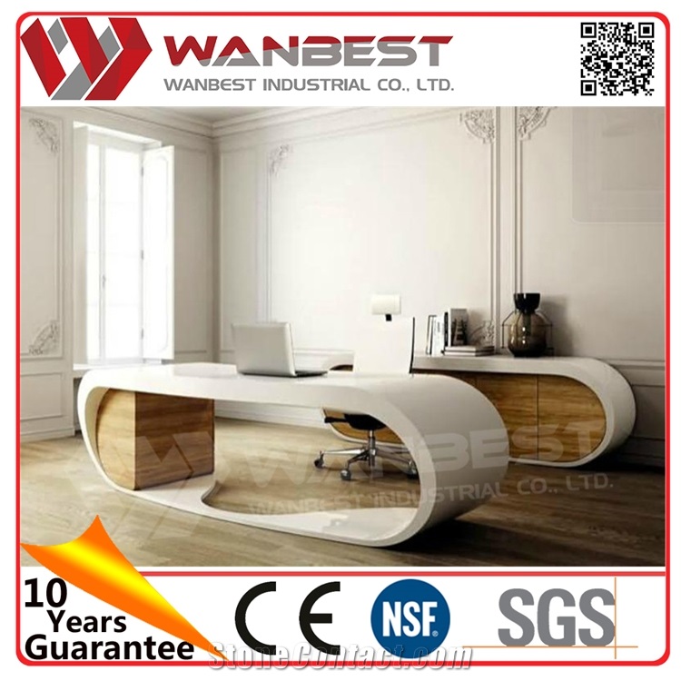 Chinese High Quality Office Desk Marble Manager Desk Office Executive Desk