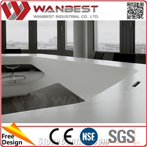 Standard Size Long Conference Table , Meeting Room Table , Modular Conference Tables