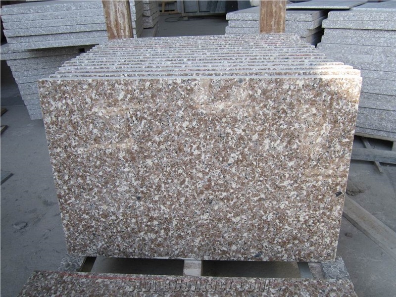 Cheapest Price High Quality Chinese Polished G648/Golden Brown/Deer Brown/Poony Red/Queen Rose/Rose Pink Granite Tiles & Slabs & Cut-To-Size for Floor Covering and Wall Cladding,Own Factory Wholesale