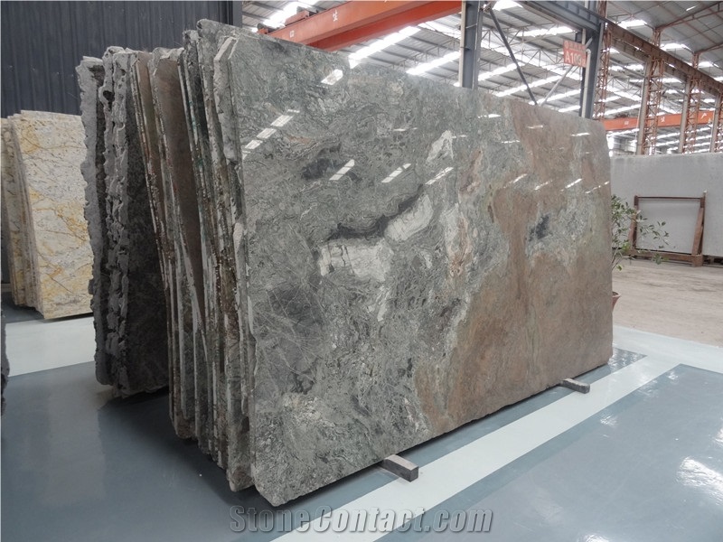 Chinese Polished Jade Green/Emerald Green Granite Slabs & Tiles & Cut-To-Size for Floor Covering and Wall Cladding(Own Factory,Good Price,High Quality)