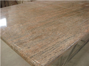 Good Price India Raw Silk/Raw Silk Pink/Raw Silk Cream/Ivory Indian Granite Kitchen Countertops/Bench Tops/Bar Tops/Worktops/Island Tops/Desk Tops for Project/Hotel/House