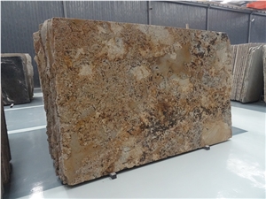 Lowest Price High Quality Brazil Polished Golden Chocolate/Golden Crema/Chocolate Giallo Granite Slabs & Tiles & Cut-To-Size for Flooring and Walling,Own Factory Sale for Project/Hotel/House