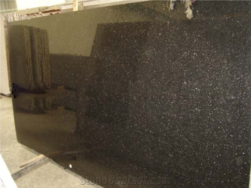 Own Factory Good Price India Black Galaxy/Black Gold/Galaxy Gold/Gold Star Galaxy/Nero Galaxy Granite Slabs & Tiles & Cut-To-Size for Flooring Covering and Wall Cladding
