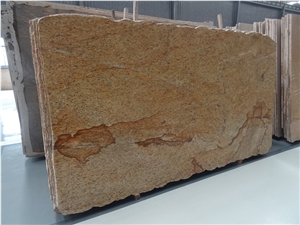 Own Factory Good Price Juparana Dourado Granite Slabs & Tiles & Cut-To-Size for Floor Covering and Wall Cladding,Brazil Yellow Granite for Project/Hotel/House
