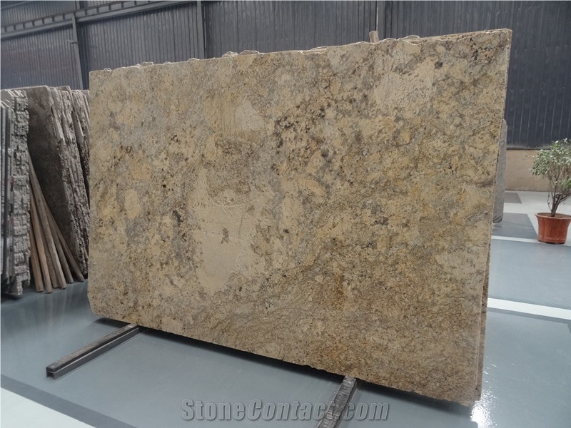 Own Factory Lowest Price Brazil Golden Persa/Amarelo Persa/Persa Gold/Cream Persa/Giallo Palmeiras Granite Slabs & Tiles & Cut-To-Size,Yellow Granite for Flooring and Walling
