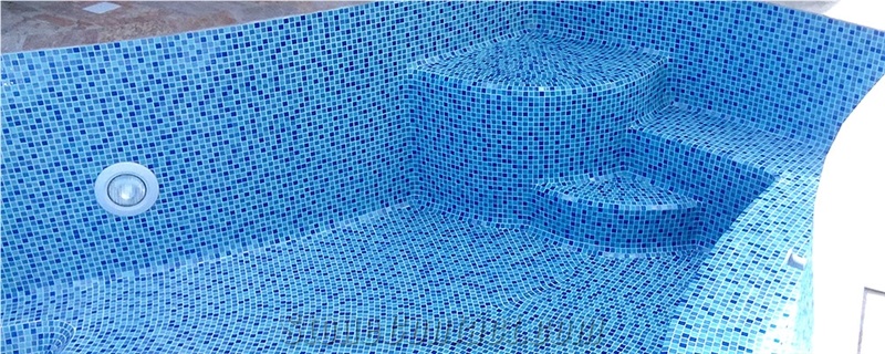 Swimming Pool Glass Mosaic