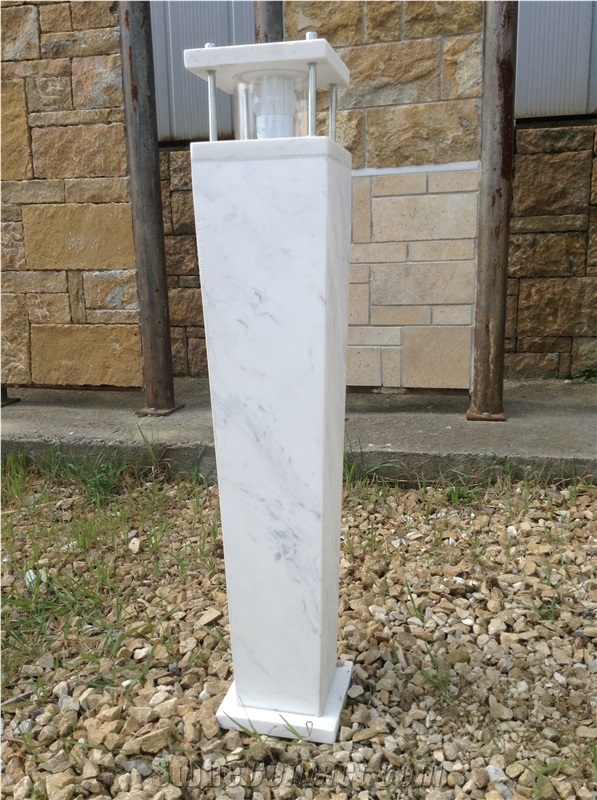 Garden Lantern-Tocrh with Sivec Marble