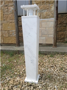 Garden Lantern-Tocrh with Sivec Marble