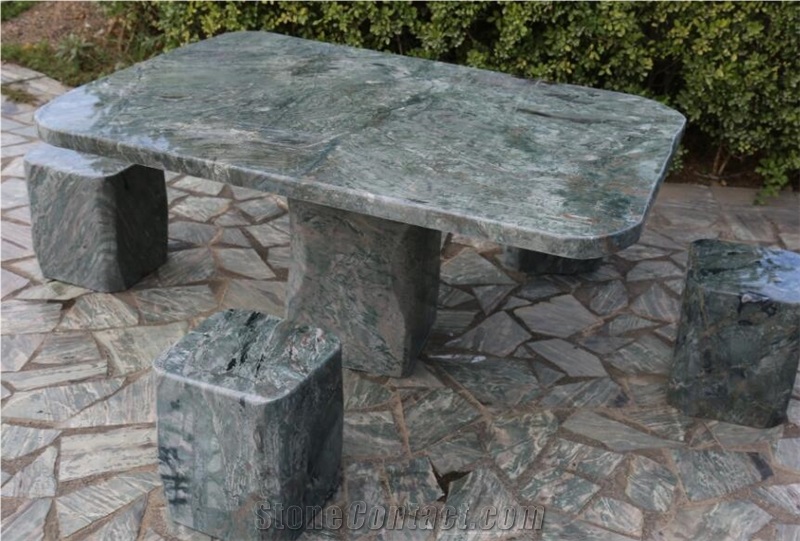 Natural Jadeite Stone Tables for Indoor or Outdoor,Coffee Garden Computer Tables