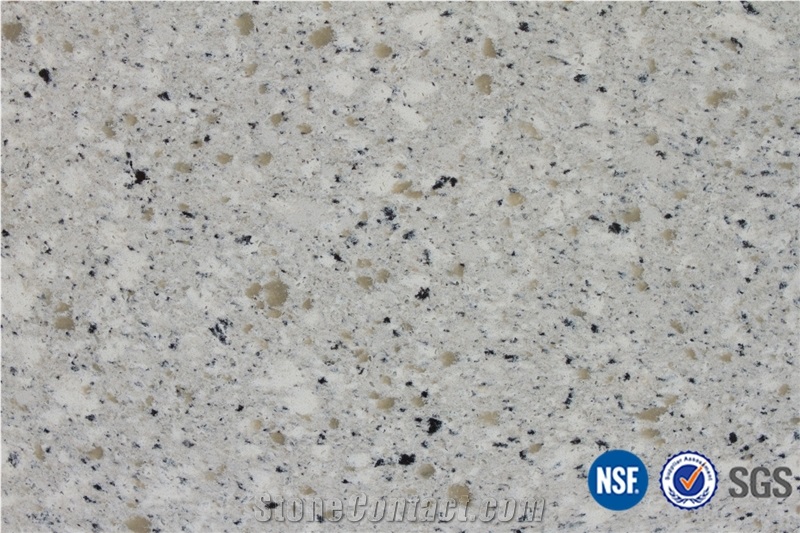 Manufacturer Multicolor Artificial Quartz Stone Slabs & Tiles with Granite Natural Design, Polished with Customized Edges and Colors Available-B21