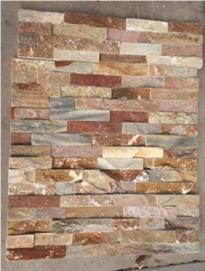 Gold Yellow Slate Culture Stone Wall Cladding