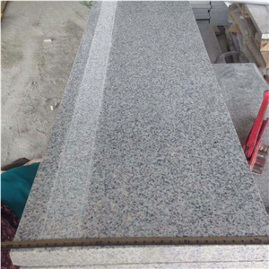 Hubei G603 Granite Stairs with a 5cm Width Anti-Slip Flamed Line