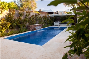 White Coral Stone Leisure Pool Pavers, Pool Deck Coping