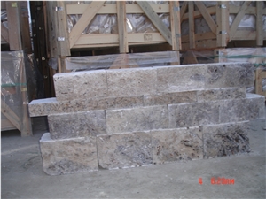 Afyon Silver Travertine Wall Stone