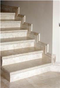 Botticino Royal Marble Stairs, Steps