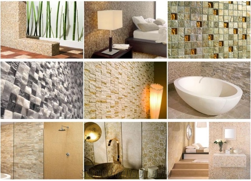 Natural Stone Mosaic Wall Tiles