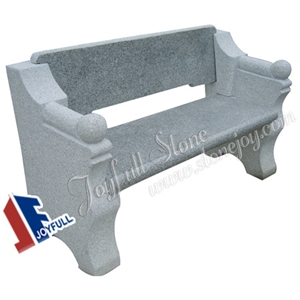 Garden Simple Bench, Grey Granite Bench, G654 Grey Granite Outdoor Benches